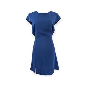 Aritzia Babaton Atticus Mini Dress in Blue Depths Size 2